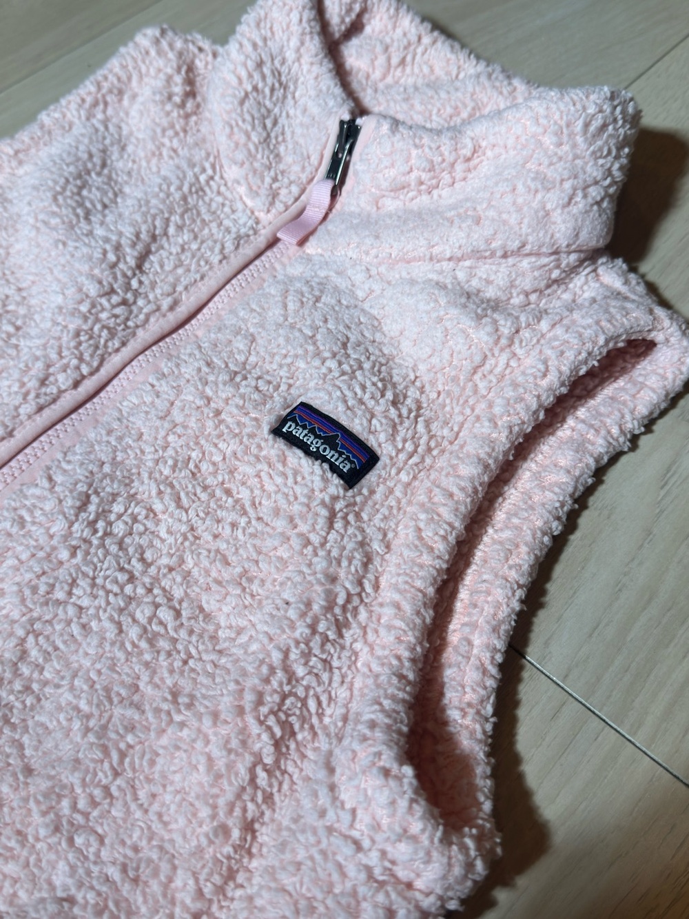 Patagonia Pink Sherpa Fleece Pullover - Picture 3 of 4